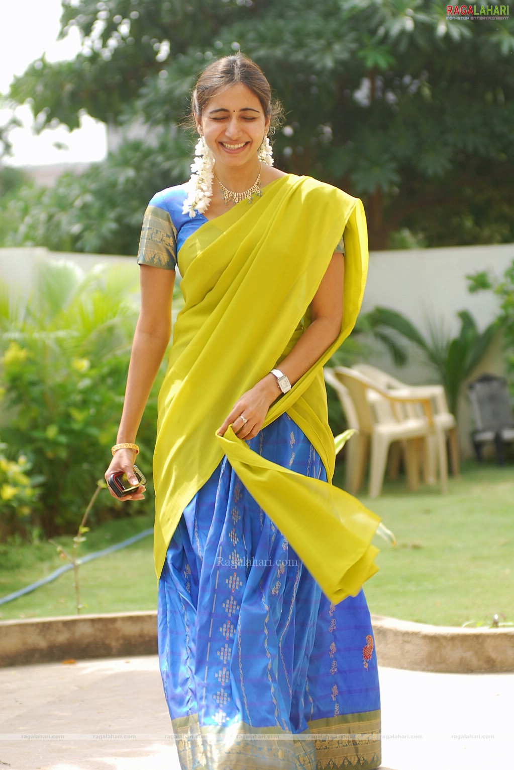 Cute TV serial actress Revathi in half saree | Masala Pics